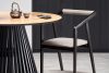 SOMA Okrúhly stôl v štýle Loft 120 cm na jednej nohe dub/čierna - obrázok 9