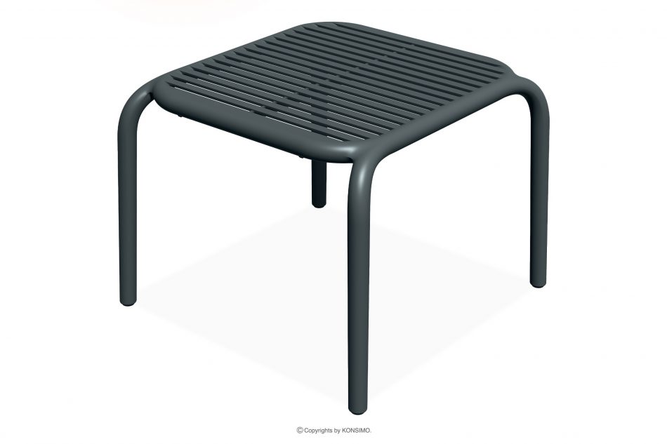 FICCARI Záhradný stolík polypropylén so sklenenými vláknami antracitová antracitový - obrázok 0