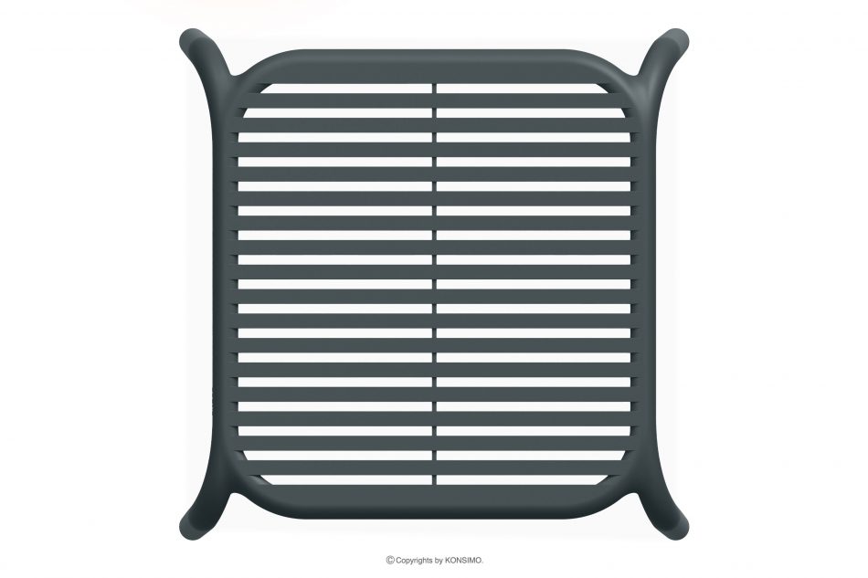 FICCARI Záhradný stolík polypropylén so sklenenými vláknami antracitová antracitový - obrázok 3