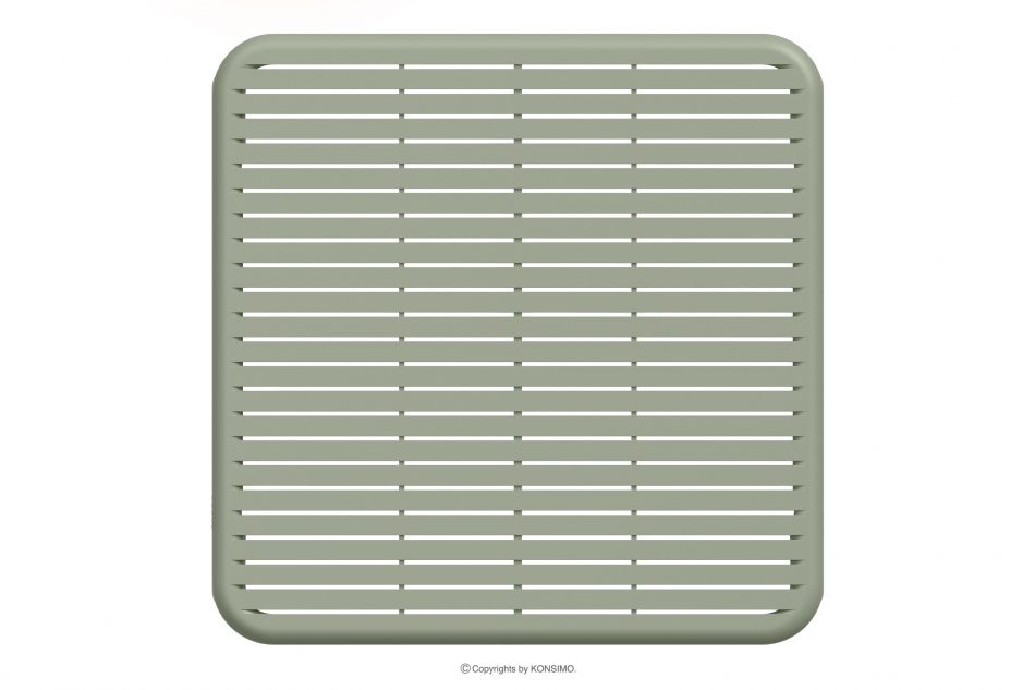 FICCARI Veľký záhradný stolík polypropylén so sklenenými vláknami olivová olivový - obrázok 3