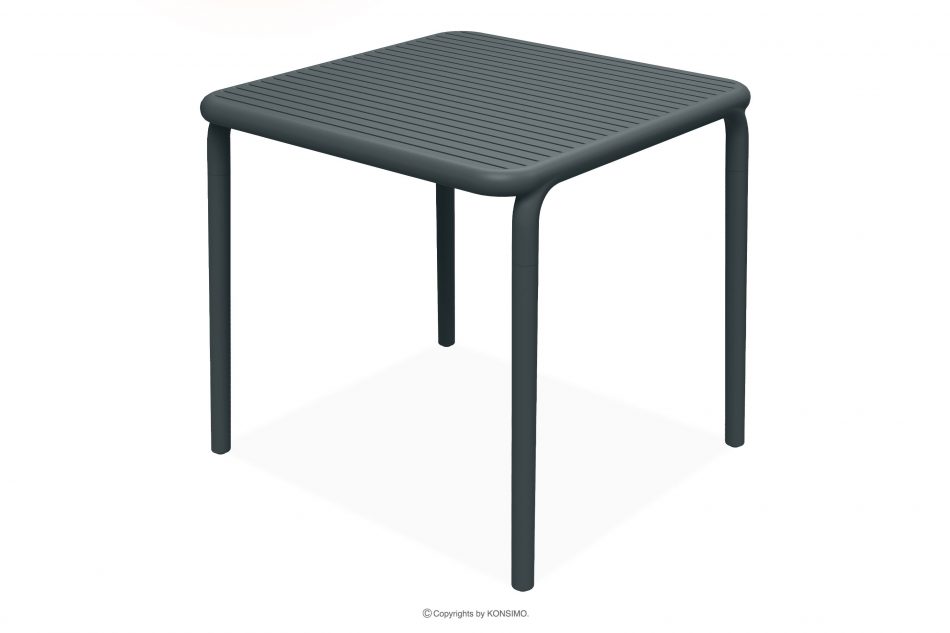 FICCARI Záhradný stôl polypropylén so sklenenými vláknami antracitová antracitový - obrázok 0