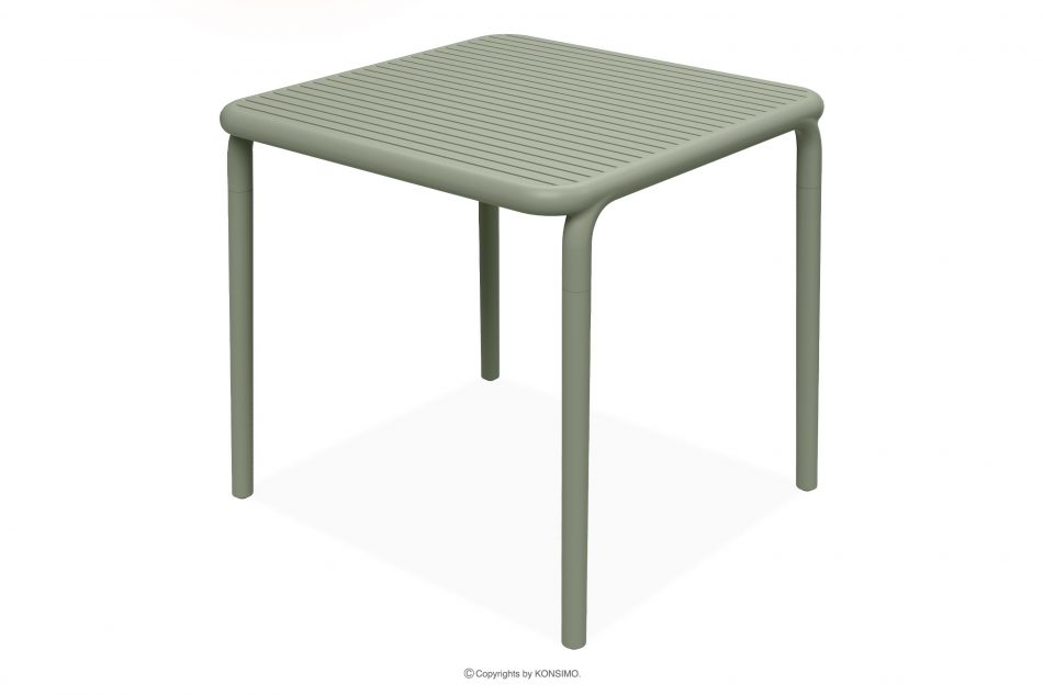 FICCARI Záhradný stôl polypropylén so sklenenými vláknami olivová olivový - obrázok 0