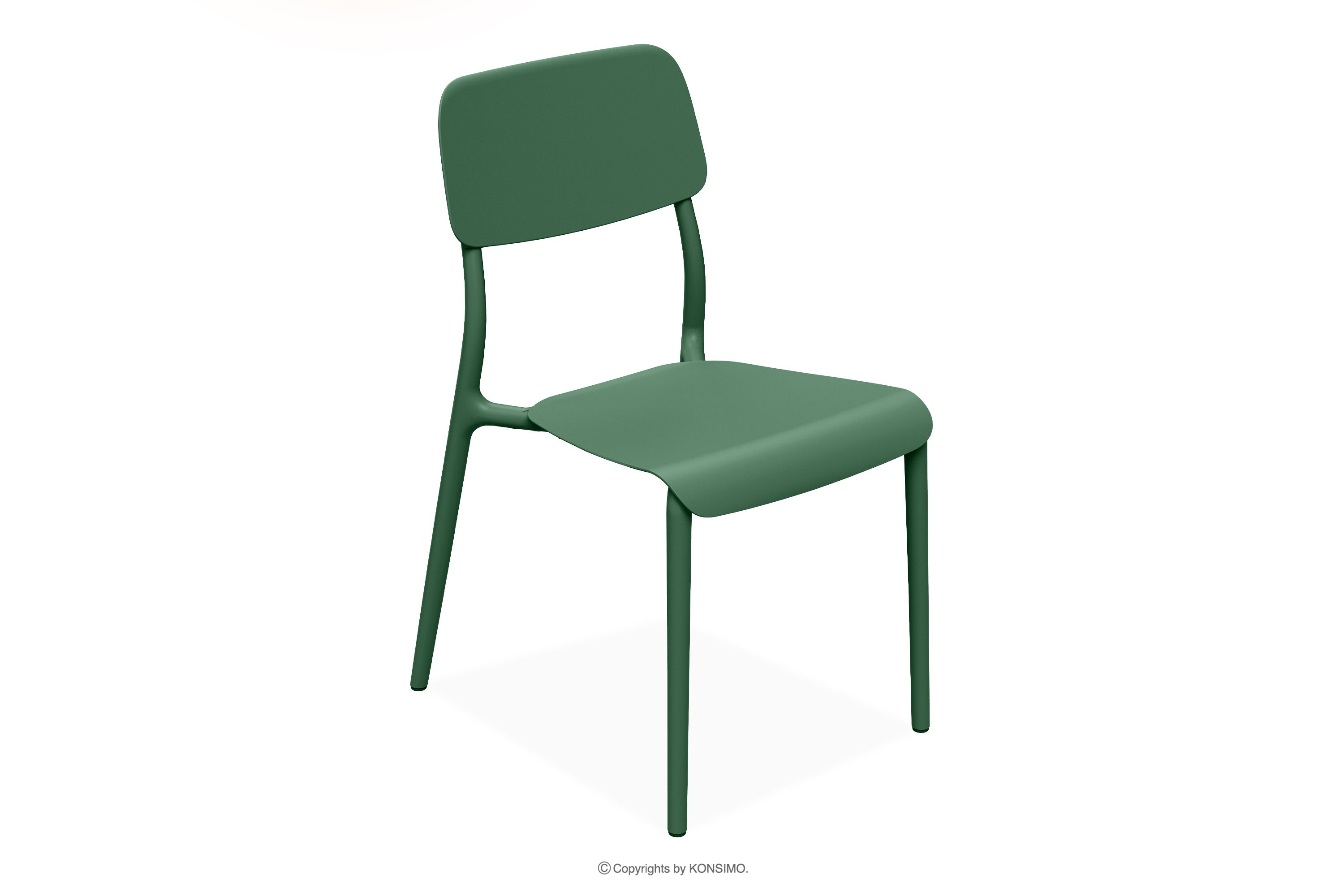 Záhradná stolička z ekologického materiálu zelená