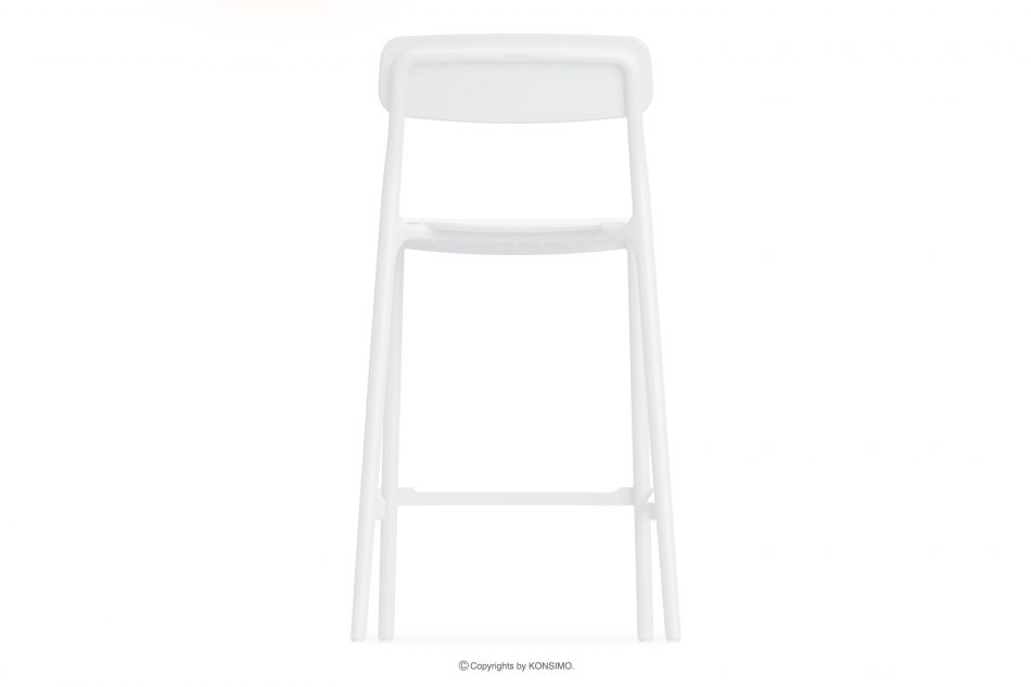 GALIO Záhradná stolička z ekologického materiálu biela biela - obrázok 4