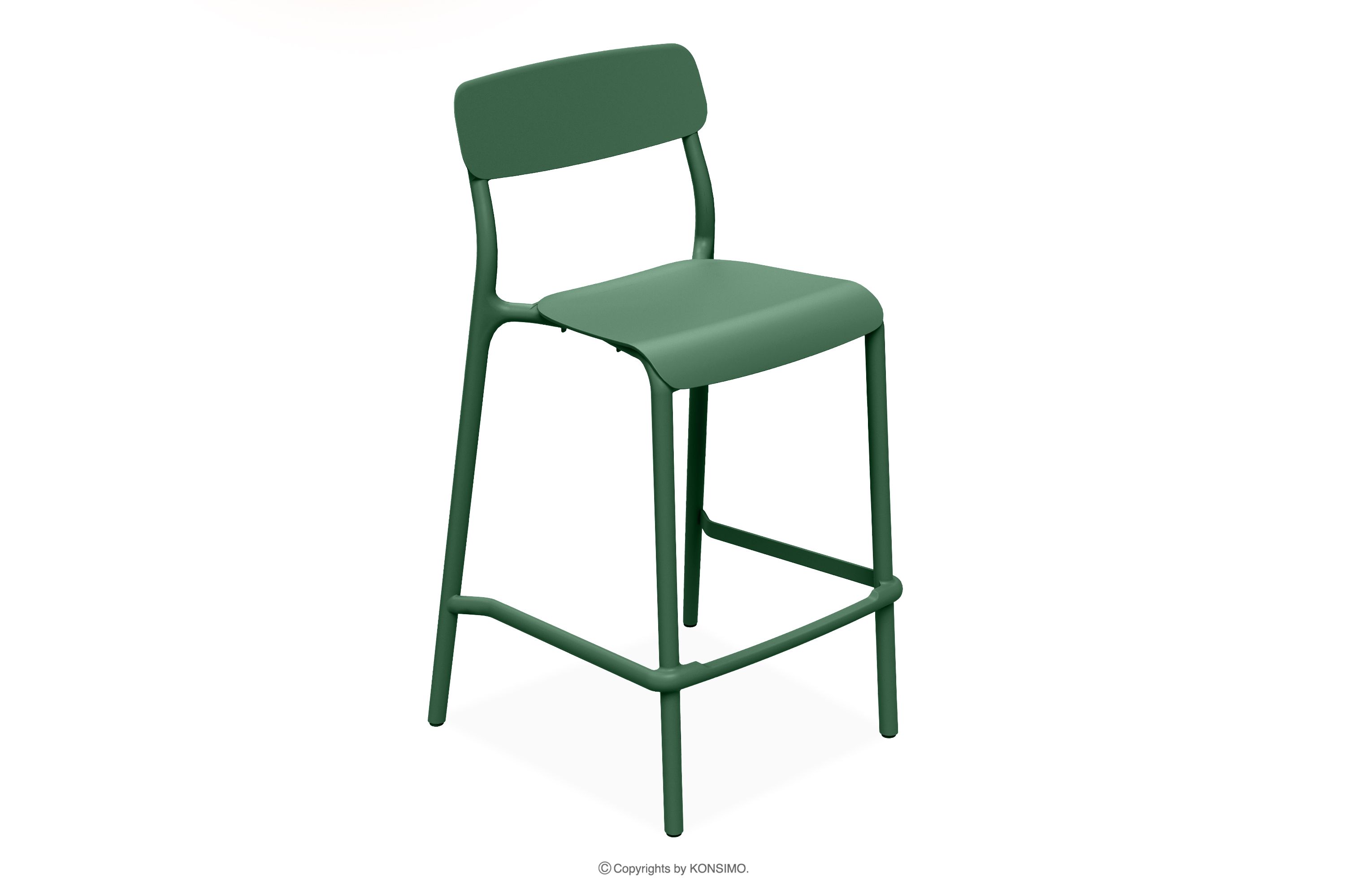 Záhradná stolička z ekologického materiálu zelená