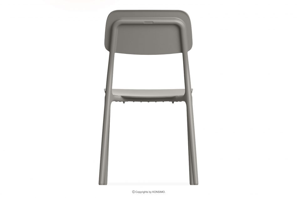 GALIO Sada záhradného nábytku stoličky a stôl z ekologického plastu 6 os. chladná hnedá chladná hnedá - obrázok 5