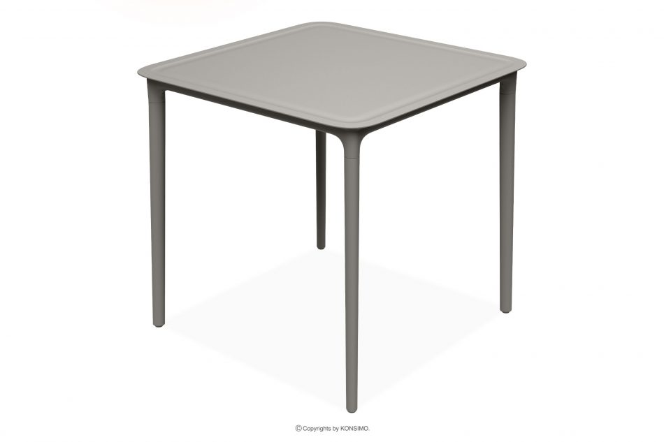 GALIO Sada záhradného nábytku stoličky a stôl z ekologického plastu 6 os. chladná hnedá chladná hnedá - obrázok 7