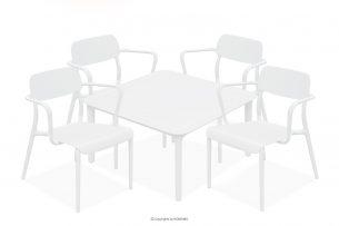 GALIO, https://konsimo.sk/kolekcie/galio/ Sada záhradného nábytku kreslá a konferenčný stolík biela biela - obrázok