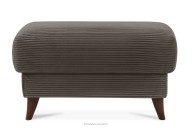 Puf do obývacej izby s úložným priestorom tkanina struska béžová