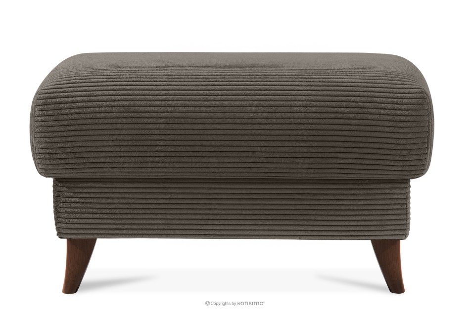 GUSTAVO II Puf do obývacej izby s úložným priestorom tkanina struska béžová béžová - obrázok 0