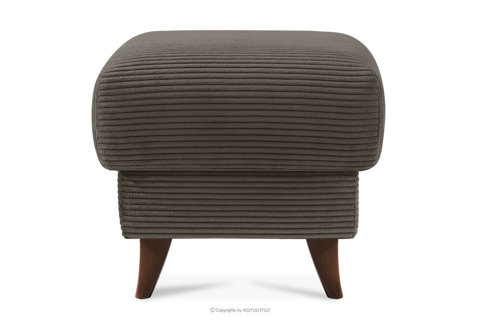 GUSTAVO II Podnožka do obývacej izby s úložným priestorom tkanina štruktúrovaná sivobéžová sivobéžová - obrázok 0