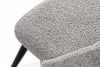 TINO Čalúnená jedálenská stolička boucle oceľ/čierna oceľ/čierna - obrázok 7