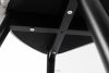 TINO Čalúnená jedálenská stolička boucle oceľ/čierna oceľ/čierna - obrázok 8