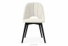 TINO Čalúnená jedálenská stolička boucle biela/čierna 2 ks. biela/čierna - obrázok 4