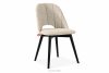 TINO Čalúnená jedálenská stolička boucle svetlá béžová/čierna 2 ks. svetlá béžová/čierna - obrázok 3