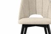 TINO Čalúnená jedálenská stolička boucle svetlá béžová/čierna 2 ks. svetlá béžová/čierna - obrázok 6