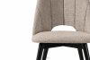 TINO Čalúnená jedálenská stolička boucle tmavá béžová/čierna 2 ks. tmavá béžová/čierna - obrázok 6