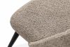 TINO Čalúnená jedálenská stolička boucle tmavá béžová/čierna 2 ks. tmavá béžová/čierna - obrázok 8