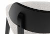 VINIS Moderná drevená stolička v látke boucle oceľ/čierna oceľ/čierna - obrázok 6