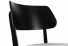 VINIS Moderná drevená stolička v látke boucle oceľ/čierna oceľ/čierna - obrázok 7