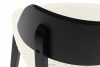 VINIS Moderná drevená stolička v látke boucle biela/čierna 2 ks. biela/čierna - obrázok 7