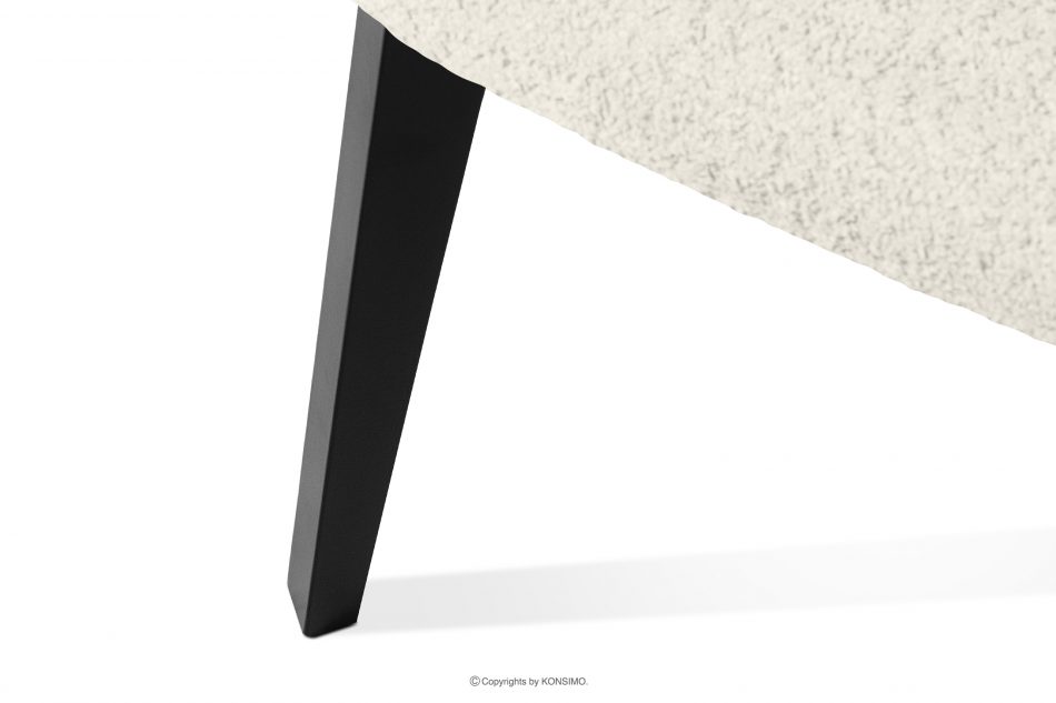 VINIS Moderná drevená stolička v látke boucle biela/čierna 2 ks. biela/čierna - obrázok 8