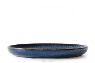 AD STRIPES, https://konsimo.sk/kolekcie/ad-stripes/ Dezertný tanier z reaktívneho porcelánu tmavomodrý námornícka modrá - obrázok