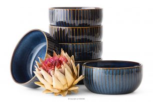 AD STRIPES, https://konsimo.sk/kolekcie/ad-stripes/ Misa 6 ks porcelánová reaktívna tmavomodrá námornícka modrá - obrázok