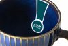 AD STRIPES Veľká šálka 6 ks porcelánová reaktívna tmavomodrá námornícka modrá - obrázok 6