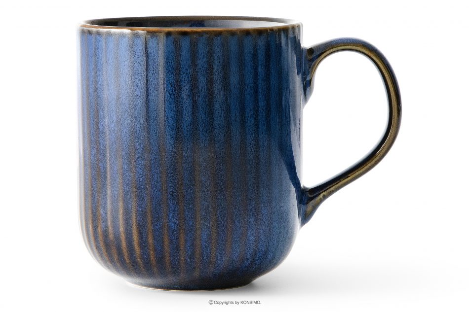 AD STRIPES Raňajková súprava 6 osôb (12 ks) reaktívny porcelán tmavomodrý námornícka modrá - obrázok 5
