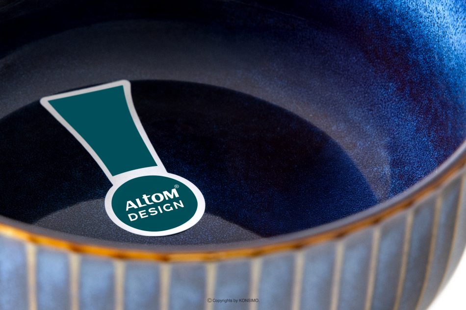 AD STRIPES Raňajková súprava 6 osôb (18 ks) reaktívny porcelán tmavomodrý námornícka modrá - obrázok 4