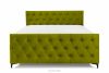 ARDEA Kontinentální postel 160 cm bonell a taštičkové pružiny olivový samet olivová - obrázok 4