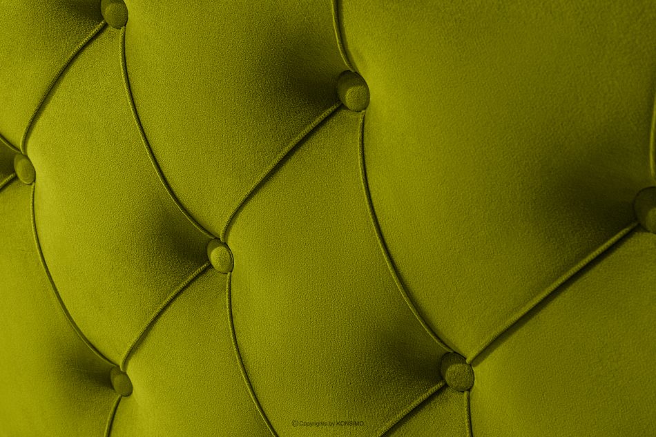 ARDEA Kontinentální postel 160 cm bonell a taštičkové pružiny olivový samet olivová - obrázok 5