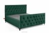 ARDEA Kontinentální postel Bonell a taštičkové pružiny 160 cm tmavě zelený samet tmavozelená - obrázok 3