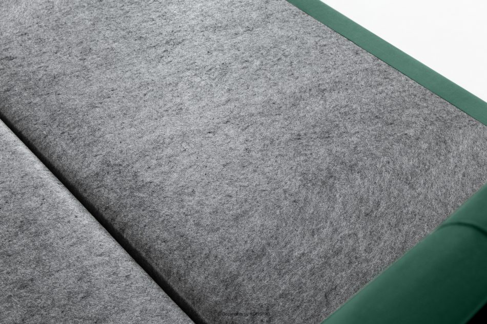 ARDEA Kontinentální postel Bonell a taštičkové pružiny 160 cm tmavě zelený samet tmavozelená - obrázok 10