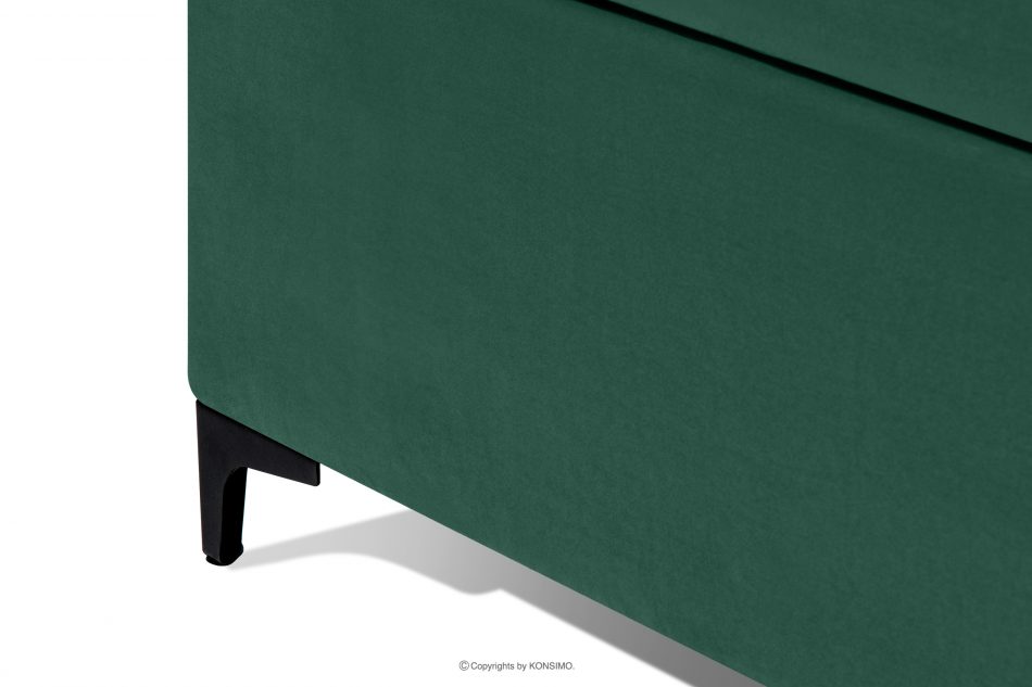 ARDEA Kontinentální postel Bonell a taštičkové pružiny 160 cm tmavě zelený samet tmavozelená - obrázok 11