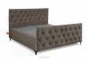 ARDEA Kontinentální postel 160 cm s bonelovými a taštičkovými pružinami hnědá sametová hnedá - obrázok 3