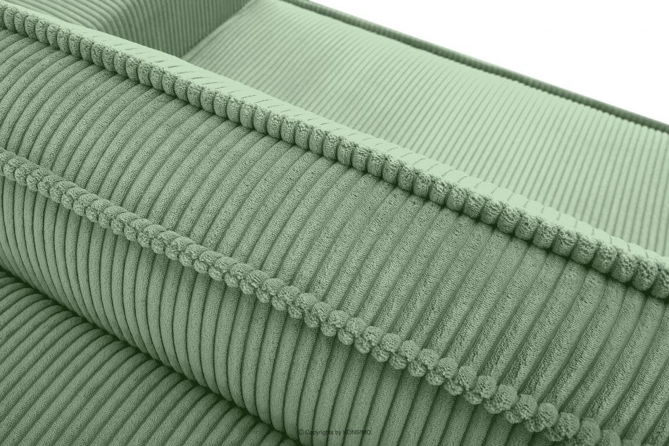 NAPI Rozkladacia rohová pohovka do obývačky mätová manšestrová ľavá mäta - obrázok 10