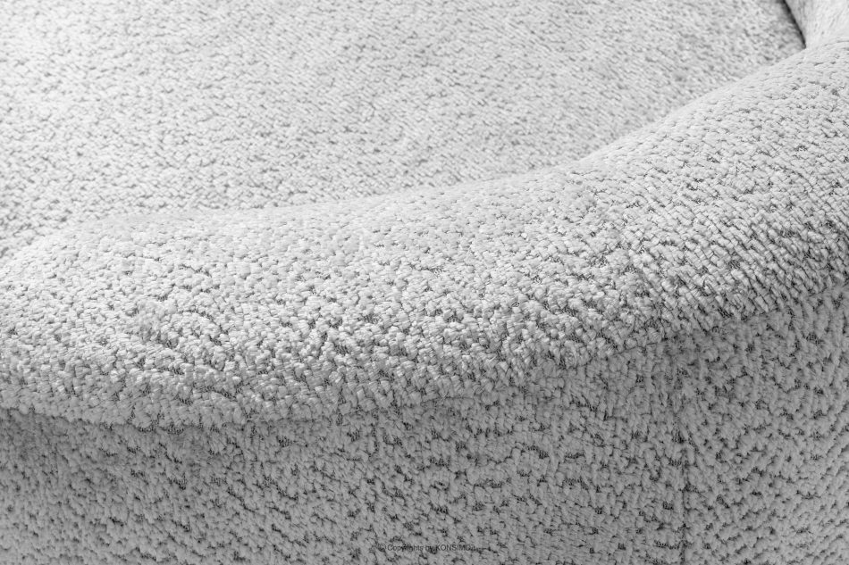 VIRA Otočné kreslo zo sivej šenilovej látky šedá - obrázok 9