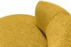 VIRA Otočné kreslo šenilová látka žltá žltá - obrázok 7