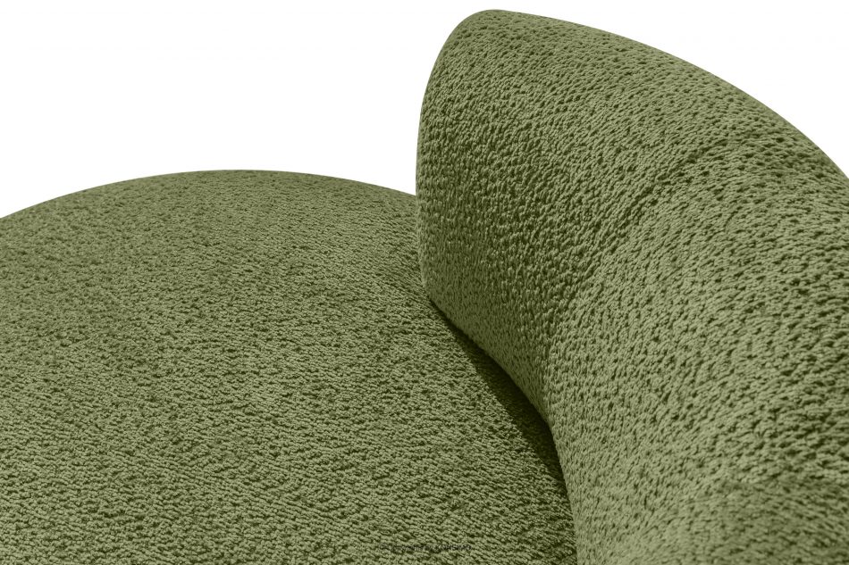 VIRA Otočné kreslo šenil olivový olivová - obrázok 6