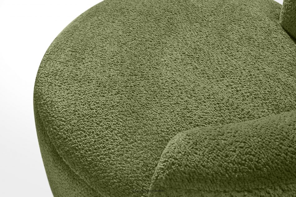 VIRA Otočné kreslo šenil olivový olivová - obrázok 7