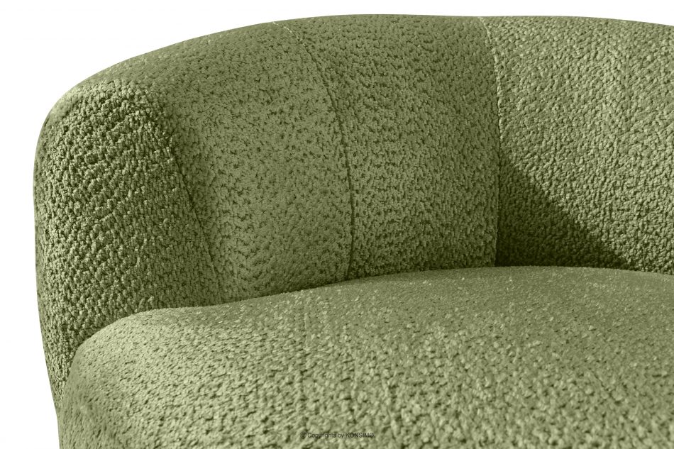 VIRA Otočné kreslo šenil olivový olivová - obrázok 8