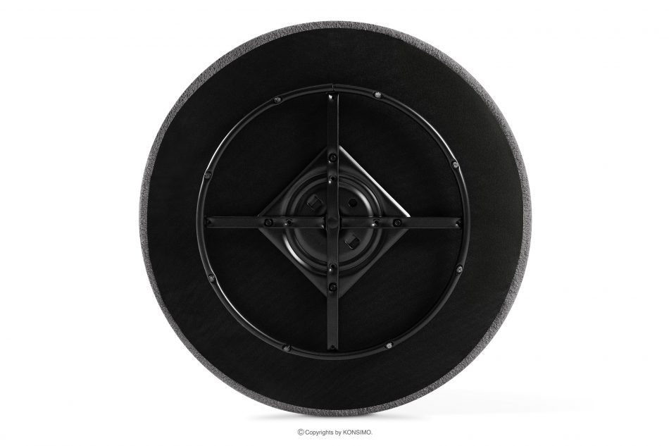 VIRA Japonské kreslo boucle tmavosivé tmavosivá - obrázok 10