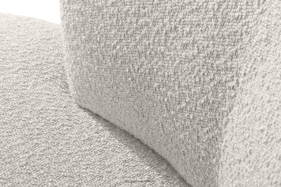 VIRA Japonské otočné kreslo boucle biele biela - obrázok 9