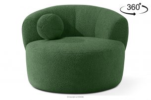 VIRA, https://konsimo.sk/kolekcie/vira/ Japonské kreslo boucle zelené zelená - obrázok