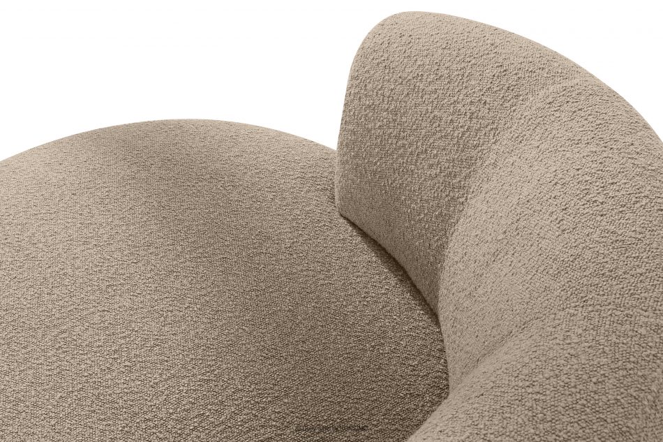 VIRA Japonské boucle kreslo béžová béžová - obrázok 6