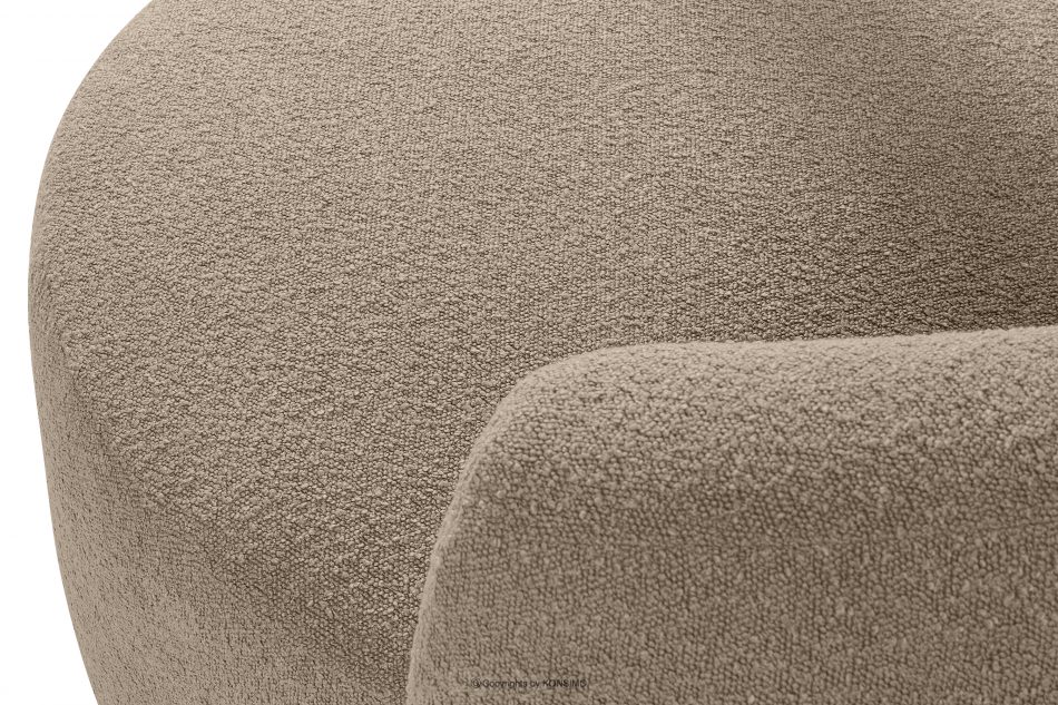 VIRA Japonské boucle kreslo béžová béžová - obrázok 7