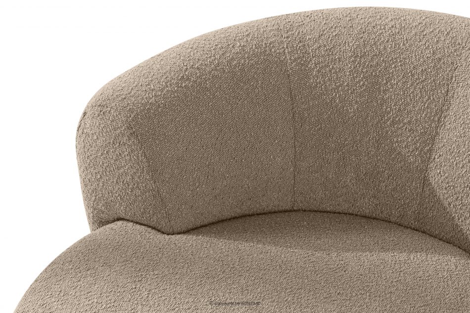 VIRA Japonské boucle kreslo béžová béžová - obrázok 8