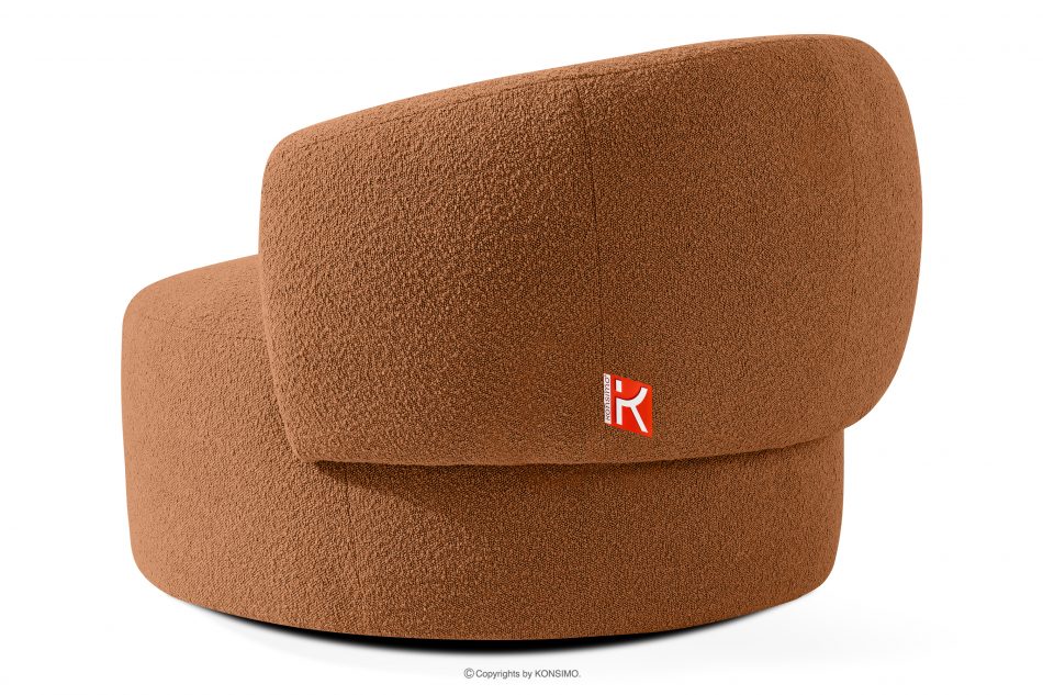 VIRA Japonské kreslo boucle červené červená - obrázok 3